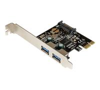 Startech.com carte contrôleur pcie à 2 ports usb 3.0 - adaptateur pci