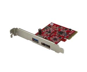 StarTech.com Carte contrôleur PCIe à USB 3.1 (10 Gb/s) et eSATA III (6 Gb/s)
