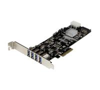 StarTech.com Carte d'interface PCI Express 4 ports USB 3.0 SuperSpeed avec 2 canaux 5Gb/s et UASP