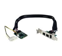 StarTech.com Carte FireWire Mini PCI Express 1394 de 3 ports - 2b (FireWire 800) 1a (FireWire 400) - Adaptateur FireWire - PCIe Mini Card - FireWire 800 - 2 ports + 1 x FireWire