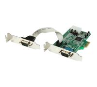 StarTech.com Carte PCI Express à Faible Encombrement avec 2 Ports Série RS232 - UART 16550