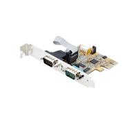 StarTech.com Carte Série PCI Express à 2 ports - Carte PCIe à RS232/DB9 - Adaptateur série - PCIe 2.0 profil bas - RS-232 x 2 - jaune