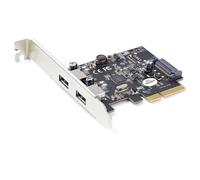 StarTech.com Carte PCIe 2 Ports USB - 10Gbps/port - Carte Contrôleur Hôte USB 3.1/3.2 Gen 2 Type-A PCI Express 3.0x2 - Carte Adaptateur Add. - Full/Low Profile - Windows & Linux (PEXUSB312A3) - adaptateur USB - PCIe 3.0 x4 - USB-C 3.1 Gen 2 x 2 - Conformi