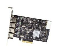 StarTech.com Carte PCIe 4 Ports USB 3.2 Gen 2 10Gbps - Carte Contrôleur Hôte USB 3.1/3.2 Gen 2 Type-A PCI Express 3.0 x 2 - 4xUSB-A - Carte Adaptateur PCIe USB - Windows/Mac/Linux (PEXUSB314A2V2) - adaptateur USB - PCIe 3.0 x4 - USB 3.1 Gen 2 x 4