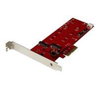 StarTech.com Carte PCIe pour 2 SSD M.2 NGFF SATA III