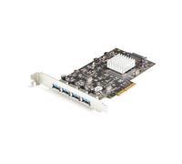 StarTech.com Carte PCIe 4 Ports USB 3.2 Gen 2 10Gbps - Carte Contrôleur Hôte USB 3.1/3.2 Gen 2 Type-A PCI Express 3.0 x 2 - 4xUSB-A - Carte Adaptateur PCIe USB - Windows/Mac/Linux (PEXUSB314A2V2) - adaptateur USB - PCIe 3.0 x4 - USB 3.1 Gen 2 x 4