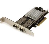 Startech.com 10g network card - 2x 10g open sfp+ multimode lc fiber co
