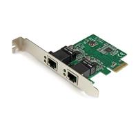 StarTech.com Carte réseau 2 ports Low Profile PCI Express Gigabit Ethernet - Adaptateur PCIe pour serveur - intégré - câblé - PCI Express - Ethernet - 2000 Mbit/s