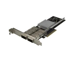 StarTech.com Carte Réseau 40G QSFP+ à Double Port - Adaptateur Intel XL710 Open QSFP+ - PCIe 40G Ethernet Server NIC - Carte LAN à Fibre Optique 40GbE - Dell PowerEdge HPE ProLiant (PEX40GQSFDPI)