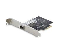 StarTech.com Carte Réseau GbE SFP à 1 Port, PCIe 2.1 x1, Intel I210-IS, Carte Contrôleur 1GbE, 1000BASE Cuivre/Fibre Optique, Carte Réseau Gigabit Ethernet NIC, Backplanes de Serveur/PC - Compatible W