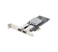 StarTech.com Carte Réseau GbE SFP à 2 Port, PCIe 2.0 x1, Intel I350-AM2, Carte Contrôleur 2X 1GbE, 1000BASE Cuivre/Fibre Optique,