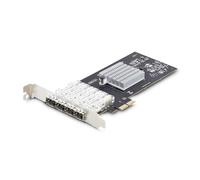 StarTech.com 4-Port GbE SFP Network Card, PCIe 2.0 x2, Intel I350-AM4 4x 1GbE Controller, 1000BASE Copper/Fiber Optic, Quad-Port Gigabit Ethernet NIC, Desktop/Server Backplanes - Windows and...