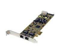 StarTech.com Carte Réseau PCI Express 2 ports Gigabit Ethernet RJ45 10/100/1000Mbps - POE/PSE