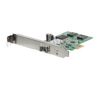 StarTech.com Carte réseau PCI Express à 1 port fibre optique Gigabit Ethernet avec SFP ouvert - Adaptateur NIC PCIe SFP