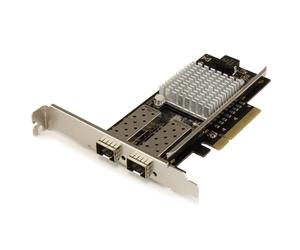 StarTech.com Carte réseau PCI Express à 2 ports fibre optique 10 Gigabit Ethernet avec SFP+ ouvert et chipset Intel
