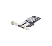 StarTech.com Carte Réseau PCIe 2.0 x1 2x GbE SFP Intel I350-AM2, compatible 1000BASE-T/SX/LX, support Jumbo Frame 9K, VLAN, Windows/Linux