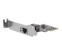 StarTech.com Carte réseau PCIe à 1 port Gigabit Ethernet - Adaptateur PCI Express vers RJ45 - 10/100/1000 Mbps - Faible encombrement - Adaptateur réseau - PCIe profil bas - Gigabit Ethernet x 1 G