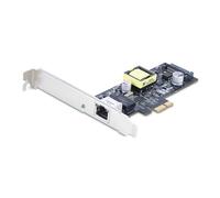 StarTech.com Carte Réseau PoE 2.5Gbps NBASE-T 1 Port, Intel I225-V, 802.3af/at PoE+ Multi-Gigabit NIC, Alimentée par SATA