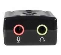 StarTech.com Carte son externe USB vers audio stéréo avec contrôle de volume - Adaptateur audio 7.1 virtuel - Carte son - stéreo - USB 2.0 - pour P/N: MU15MMS, MU6MMS G