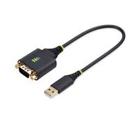 StarTech Câble adaptateur USB vers série 30 cm (USB-A→DB9) RS232, rétention COM, vissable