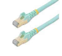 StarTech.com Cavo di rete Ethernet RJ45 CAT6a da 5m - Acqua Aqua 5 m