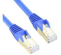 StarTech Câble réseau Cat6a STP RJ45 10Gb/s blindé sans crochet 1 m Bleu