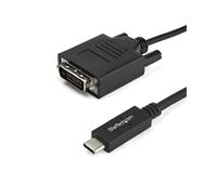 StarTech.com CDP2DVIMM1MB - Câble Adaptateur USB-C vers DVI-D 1m - Résolution Max 1920x1200 - Connecteurs Mâle/Mâle - Compatible DisplayPort Alt Mode