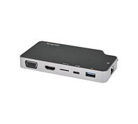 StarTech.com CDP2HVGUASPD Adaptateur USB-C Multiport : HDMI 4K/VGA 1080p, USB 3.2 Gen 2 (10Gbps) Type-A/C, Lecteur MicroSD, GbE, 100W Power Delivery 3.0