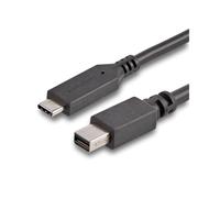 StarTech.com CDP2MDPMM6B : Câble Adaptateur USB-C vers Mini DisplayPort 4K 60Hz - 1.8m - Compatible Thunderbolt 3 - Noir - Chipset STM32F072CBU6