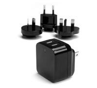 StarTech.com Chargeur mural USB à 2 ports - Haute puissance (17 W / 3,4 A) - Chargeur de voyage international