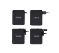 StarTech.com Chargeur Mural USB-C 140W, 3X USB-C/1x USB-A, Adaptateur d'alimentation PD 3.1 International GaN