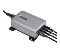 StarTech.com Chargeur USB-C Multi-Appareils à 4 Ports, 240 W au Total, Port Unique 140 W EPR, PD 3.1, Verrouillage à Vis