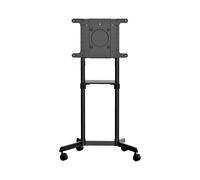 StarTech.com Chariot Meuble TV - Support TV sur Roulettes Portable - Écrans VESA 37-70" (70kg) - Étagère de Rangement - Inclinable - Gabarit de Montage Universel Télévision (MBLTVSTNDEC) chariot - pour écran plat