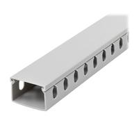 StarTech.com Open Slot Cable Management Raceway with Cover, 1-1/2"(38mm)W x 1"(25mm)H, 6.5ft(2m) length, 1/4"(8mm) Slots, PVC Network Cable Hider/Wall Wire Duct, Max 20 Cables, UL Listed - UL94...