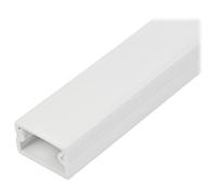 StarTech.com Chemin de Câbles de 1m avec Ruban Adhésif - 19x11mm - Gaine pour câble - 1 m - blanc - Conformité TAA