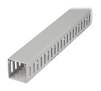 StarTech.com Chemin de Câbles PVC avec Couvercle - 50mm W x 50mm H - Longueur 2m - Slots Parallels 8mm, Goulotte Cache Câble Murale Câble Réseau PVC, max. 20 câbles, Homologué UL (CBMWD5050) - gaine pour câble - Conformité TAA