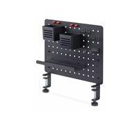 StarTech.com Clamp-On Pegboard with Accessories, 16.5 x 12.5in (42 x 32cm), Steel Pegboard, Desktop Storage Organizer, Desk Mount Peg Board, Black composant de montage - pince sur - noir