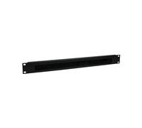StarTech.com CMBRUSH1U Panneau de Gestion de Câbles 1U pour Rack Serveur - Acier Noir avec Brosse Nylon - 485mm x 44mm, EIA RS310-D, CE, TAA, REACH