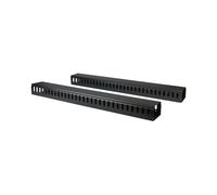StarTech Panneau de gestion de câbles 0U pour rack CMVER40UF 1,8 m conduit encoché noir