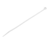 Colliers de Serrage 20 cm Blancs 100pcs - Attache câble - 20.32 cm - blanc - Conformité TAA (pack de 100)