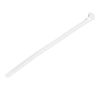 StarTech.com Colliers de Serrage Réutilisables 20cm Blancs - Largeur 7mm - Diam. faisceau 50mm - Résistance 22kg - Colson nylon détachable - Intérieur/extérieur - 94V-2/UL - 100 pcs (CBMZTRB8)