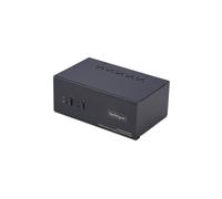 StarTech.com Commutateur KVM 2 Ports DisplayPort/HDMI 4K60Hz, Hub USB 3.0 5Gbps, Ports USB HID, Compatible Windows/macOS/Linux, Ref: P2ADDH462-KVM-SWITCH