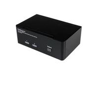 StarTech.com Commutateur KVM 2 ports DisplayPort, USB et audio - Switch KVM - 2560 x 1600