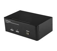 StarTech.com Commutateur KVM 2 ports DisplayPort, USB et audio - Switch KVM - 2560 x 1600 - Commutateur écran-clavier-souris/audio - 2 x KVM / audio - 1 utilisateur local - de bureau - pour P/N: IM12D