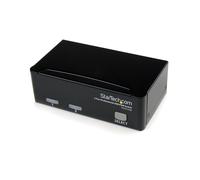 StarTech Switch KVM USB VGA professionnel SV231USBGB 2 ports, 1920x1440, hub USB 3 ports, câbles