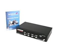 StarTech Commutateur KVM SV431USB 4 ports VGA Concentrateur USB 1920x1440 montage en rack 1U