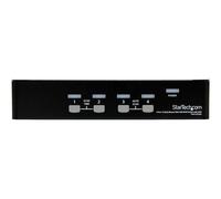 4-Port USB KVM Swith with OSD - TAA Compliant - 1U Rack Mountable VGA KVM Switch (SV431DUSBU) - Commutateur KVM - 4 x KVM port(s) - 1 utilisateur