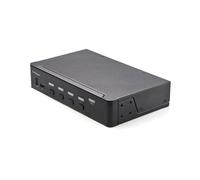 StarTech Commutateur KVM HDMI SV431HU34K6 – 4 ports, moniteur 4K 60Hz Ultra HDR, Hub USB 3.0