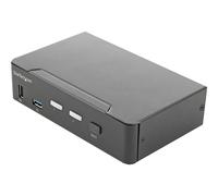 StarTech.com Commutateur KVM HDMI à 2 Ports - Moniteur Unique 4K 60Hz Ultra HDR - KVM de Bureau HDMI 2.0 avec Hub USB 3.0 (5Gbps) et 4x USB 2.0 HID, Audio - Commutation par Touches - TAA...
