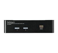 StarTech.com Commutateur KVM HDMI USB 2 ports avec audio et concentrateur USB 2.0